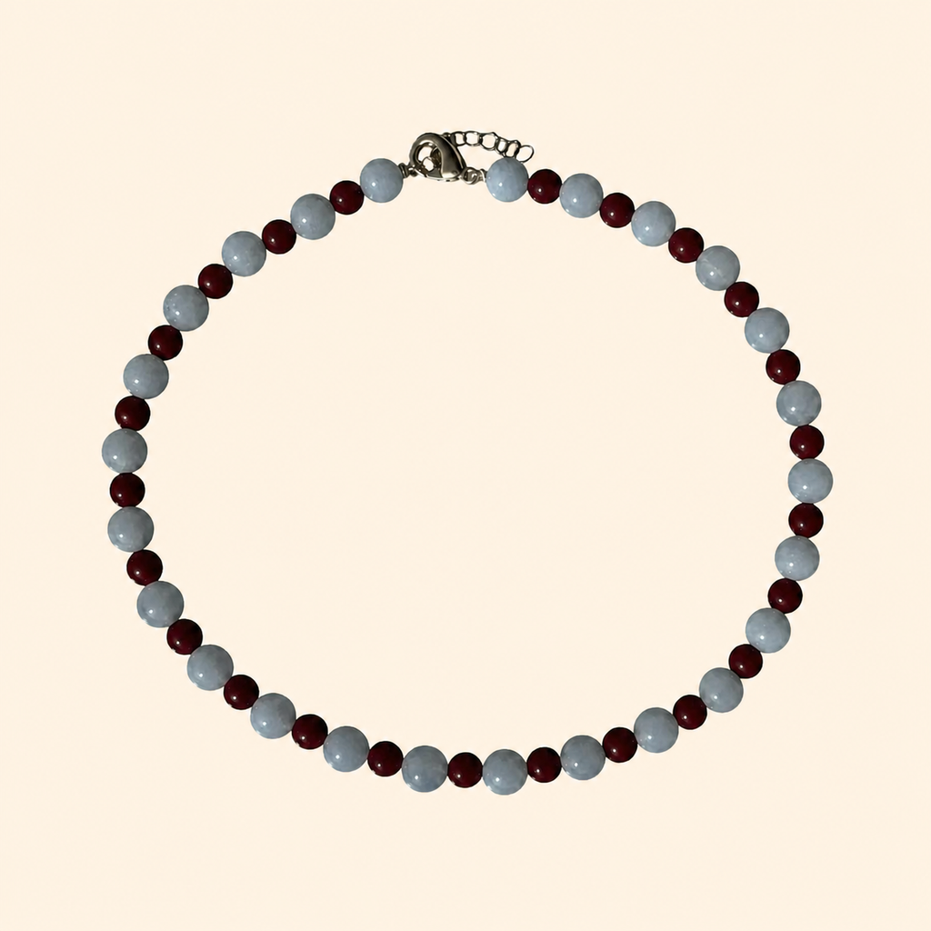 BERRY SKY Necklace - rounded cream featured image