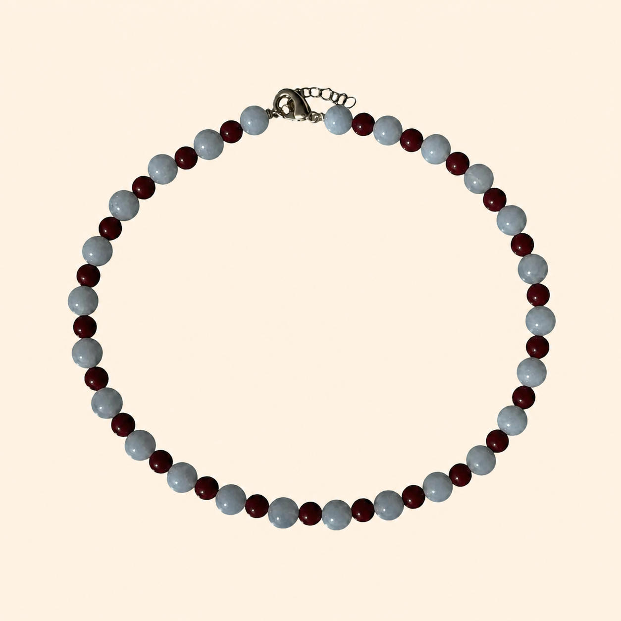BERRY SKY Necklace - rounded cream featured image