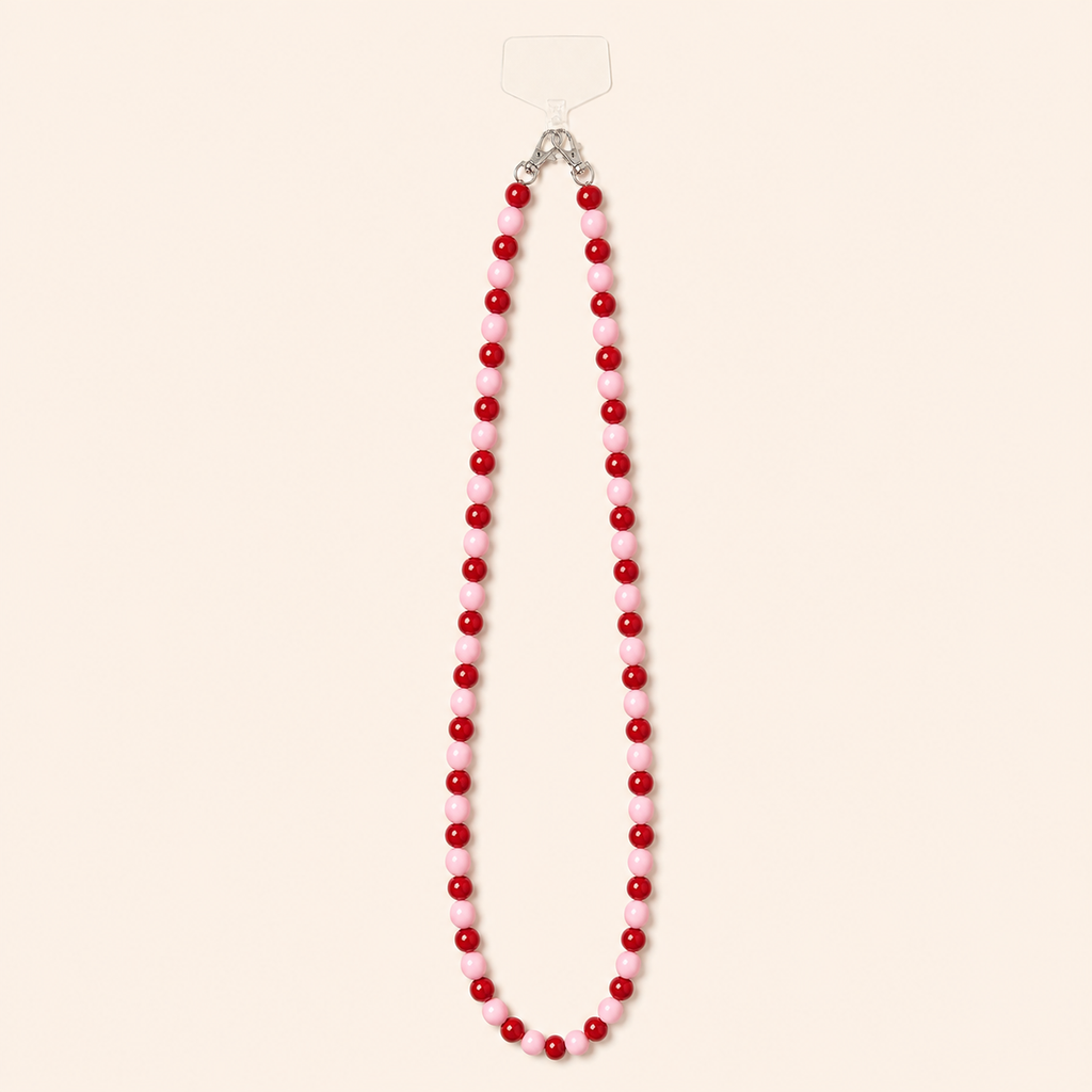 CHERRY STRIPE Long Phone Chain – תמונת מוצר