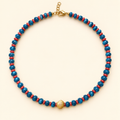 OCEAN CORAL Necklace - שרשרת ג׳ייד וקורל עם תליון צדף