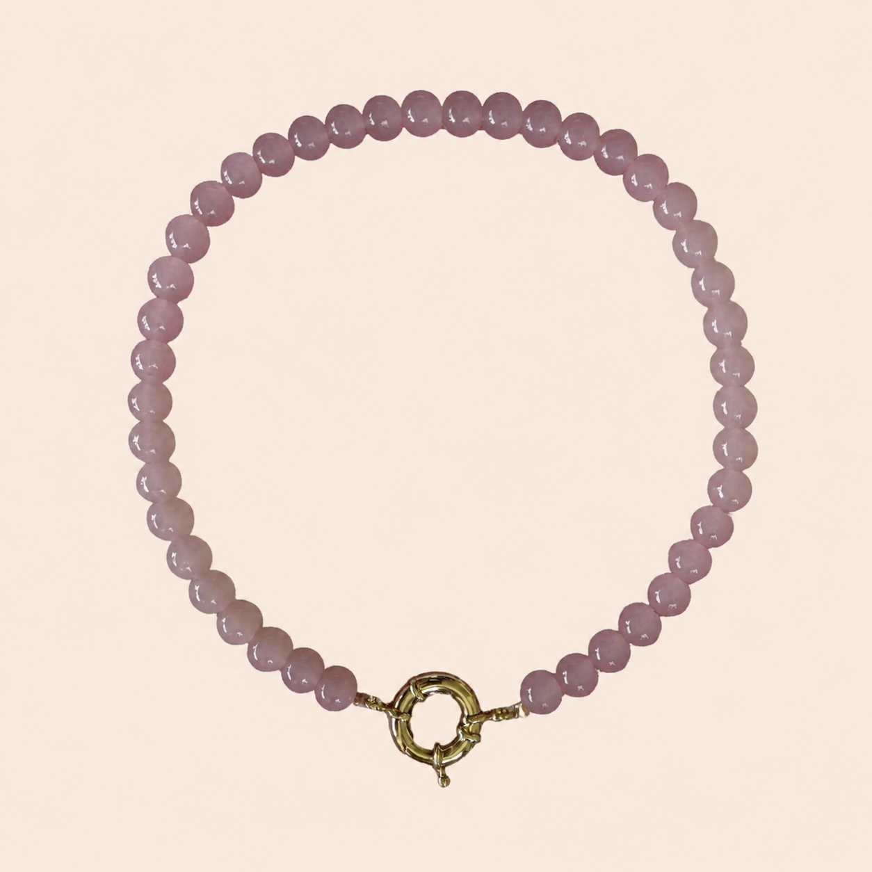 שרשרת PINK CANDY עם הסוגר העגול בחלק התחתון