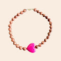 SWEET LOVE Necklace - exact original design on cream background